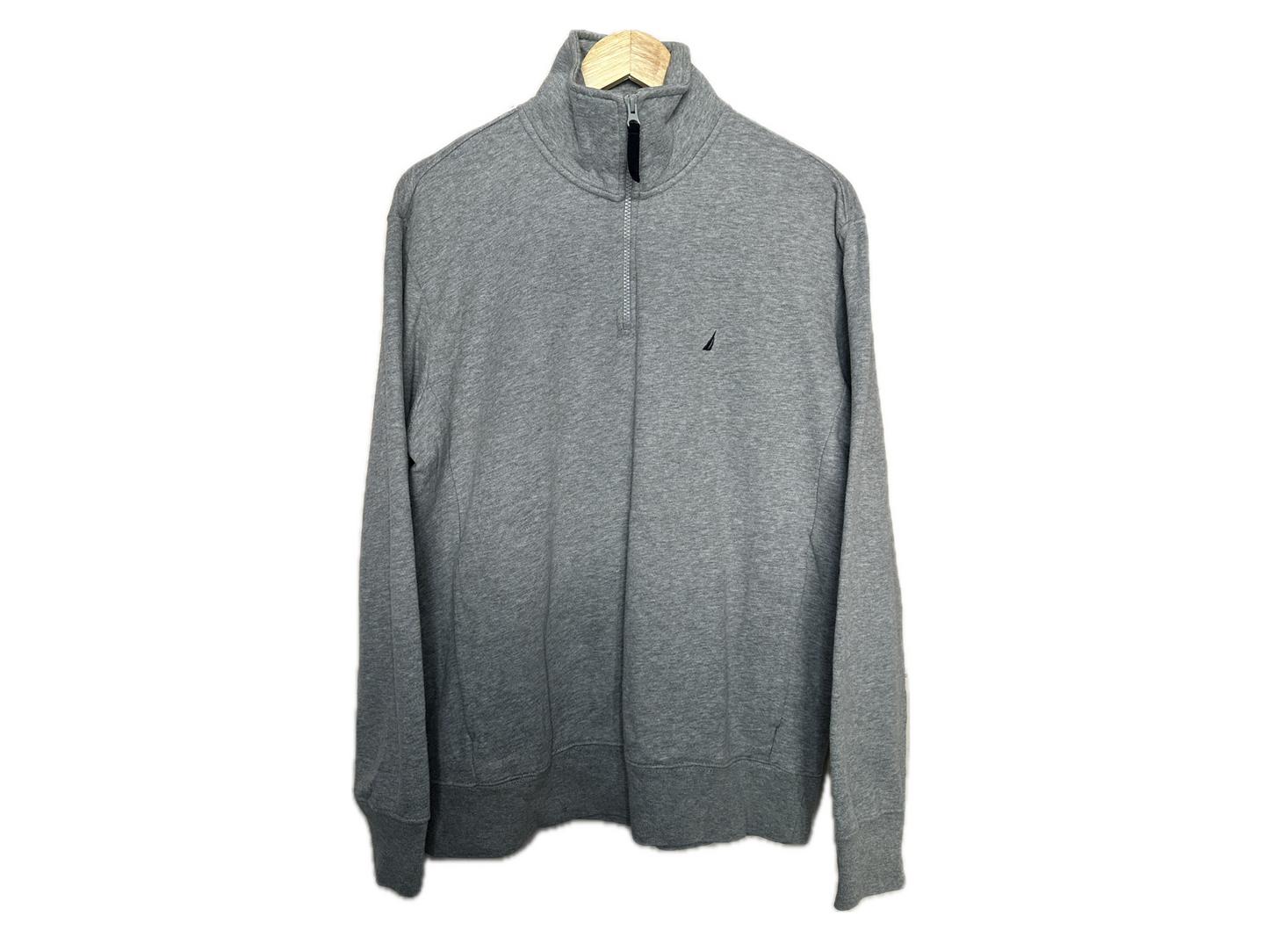 Nautica Cotton/Polyester Mens 1/4 Zip Pullover