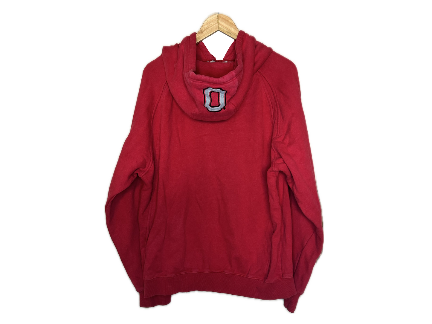 Colosseum Athletics Ohio State Cotton Embroidered Mens Zipper Hoodie