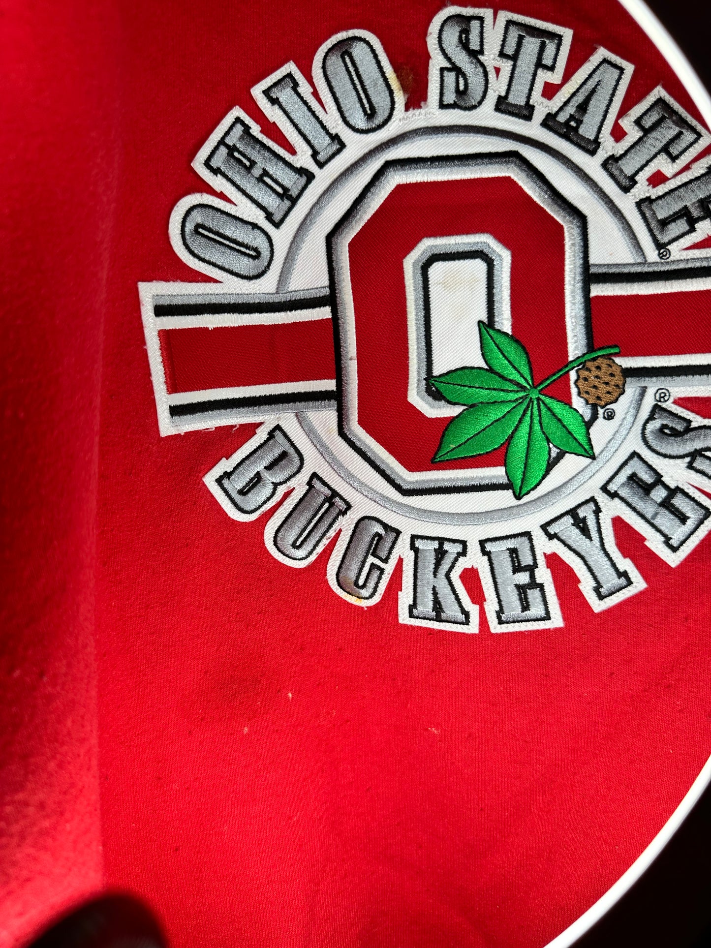 Gildan Heavy Blend Ohio State Cotton/Polyester Embroidered Mens Sweatshirt