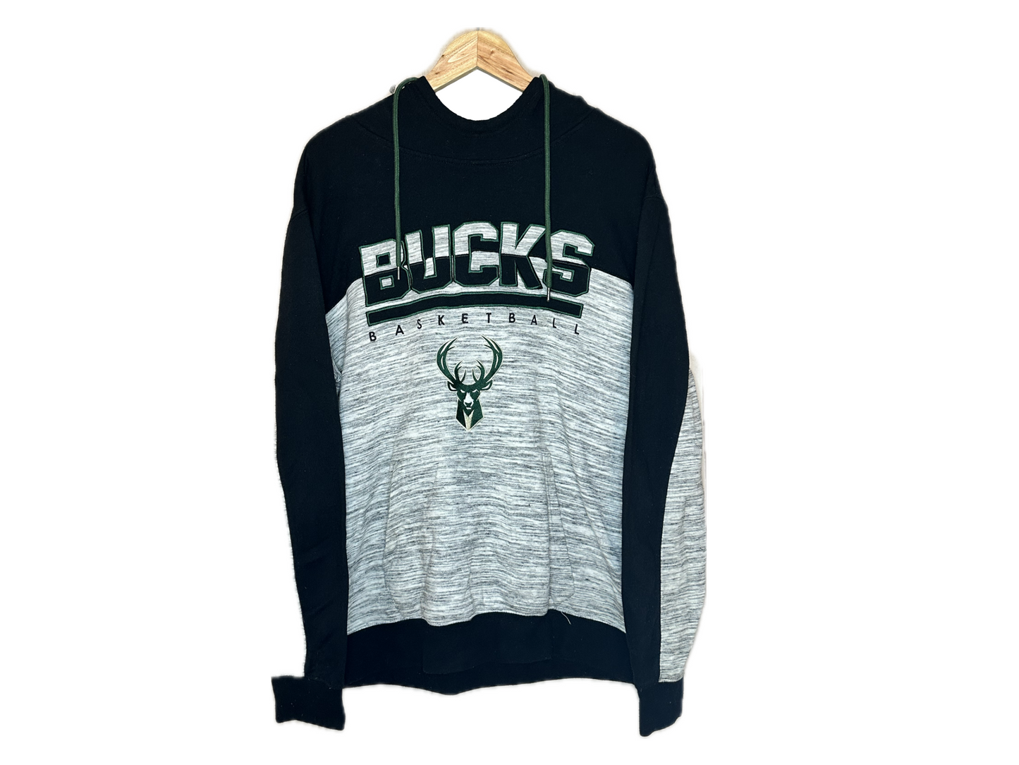 Official NBA Milwaukee Bucks Cotton/Polyester Embroidered Mens Hoodie
