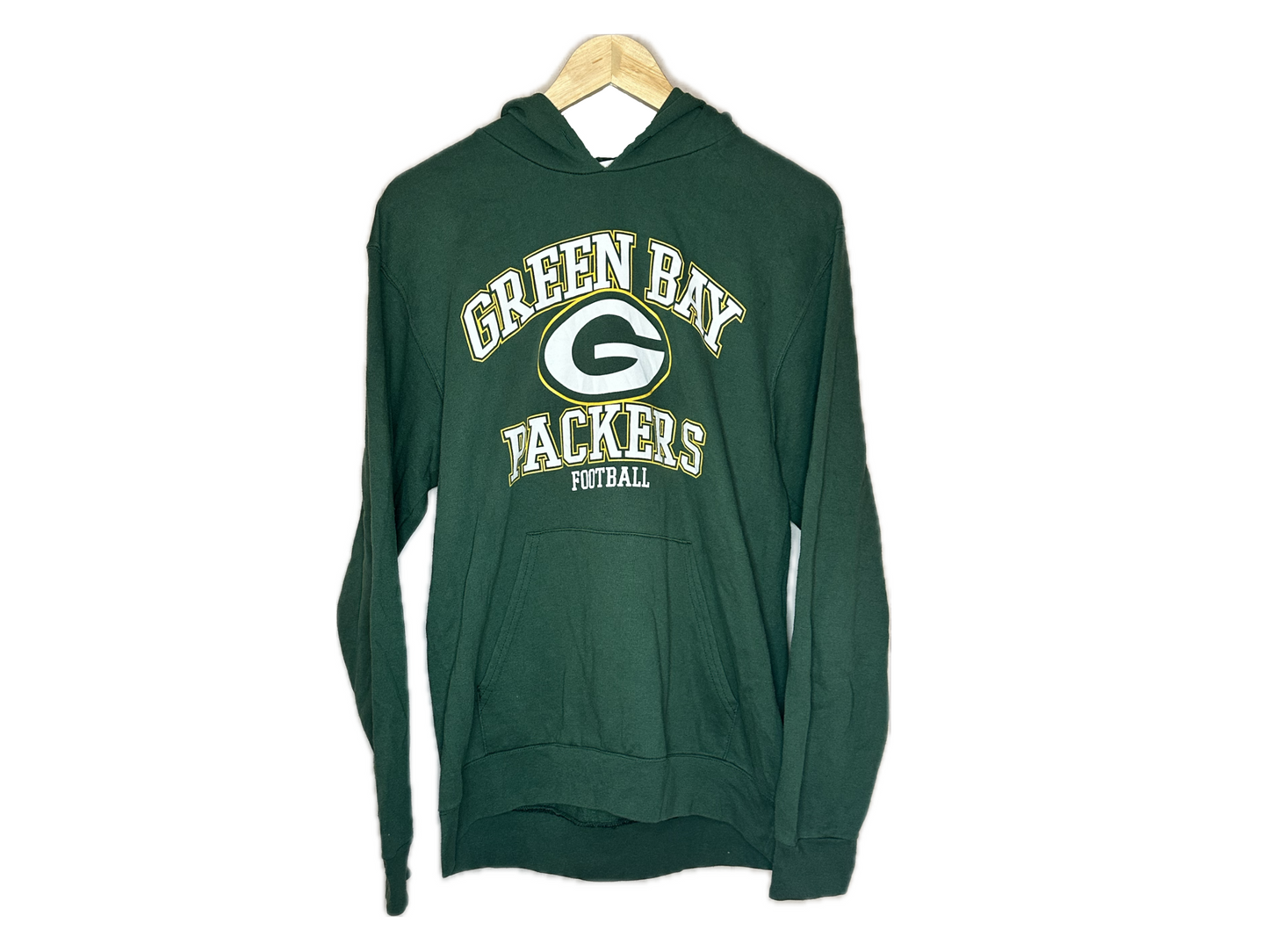 NFL Team Apparel Green Bay Packers Cotton/Polyester Mens Hoodie