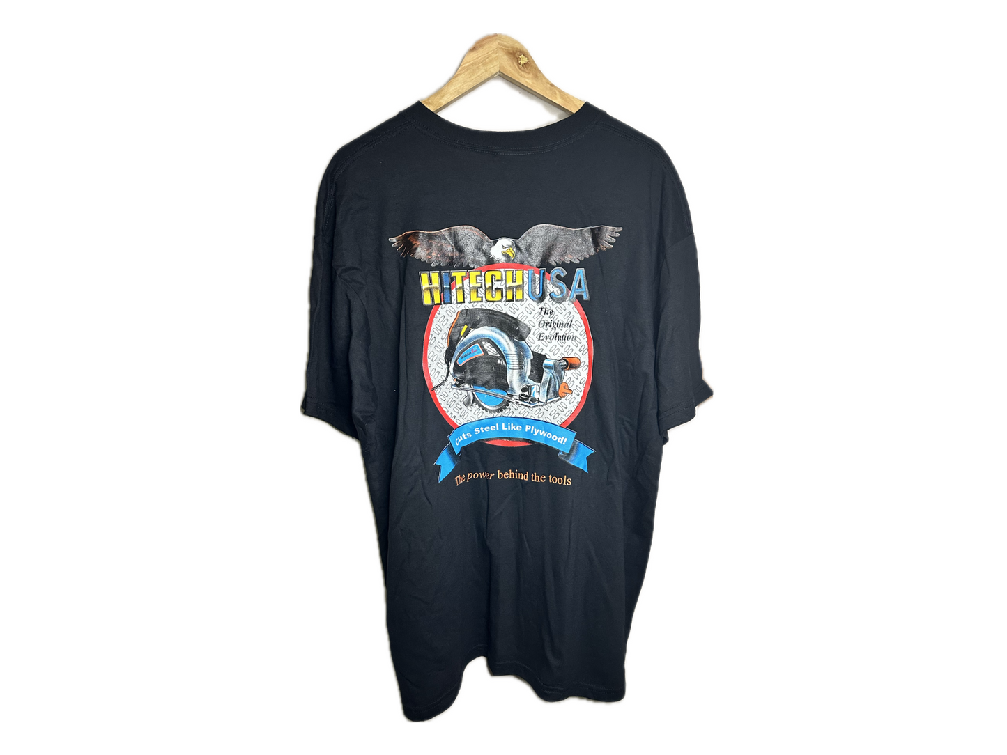 Gildan Heavyweight "Hi Tech USA" Cotton Mens T-Shirt