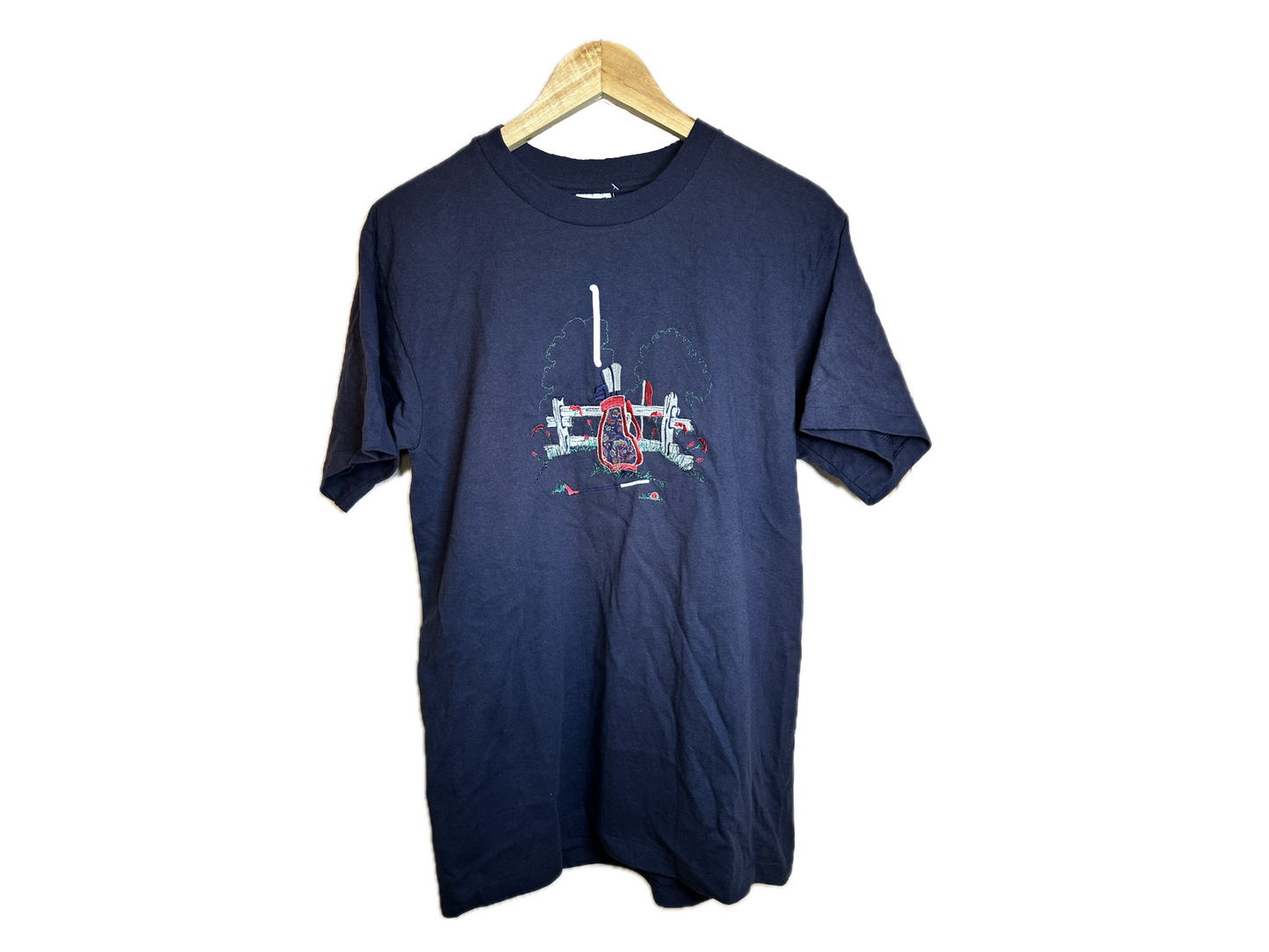 Anvil "Golf Kit" Cotton Embroidered Mens T-Shirt