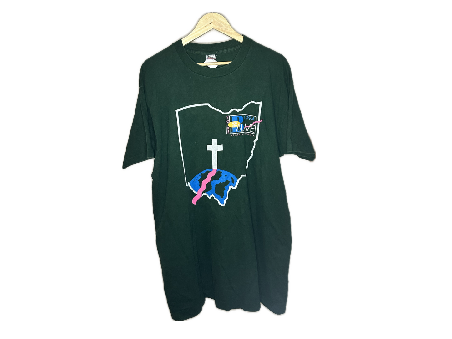 Fruit of The Loom 2B Alive 1994 Ohio Cotton Mens T-Shirt