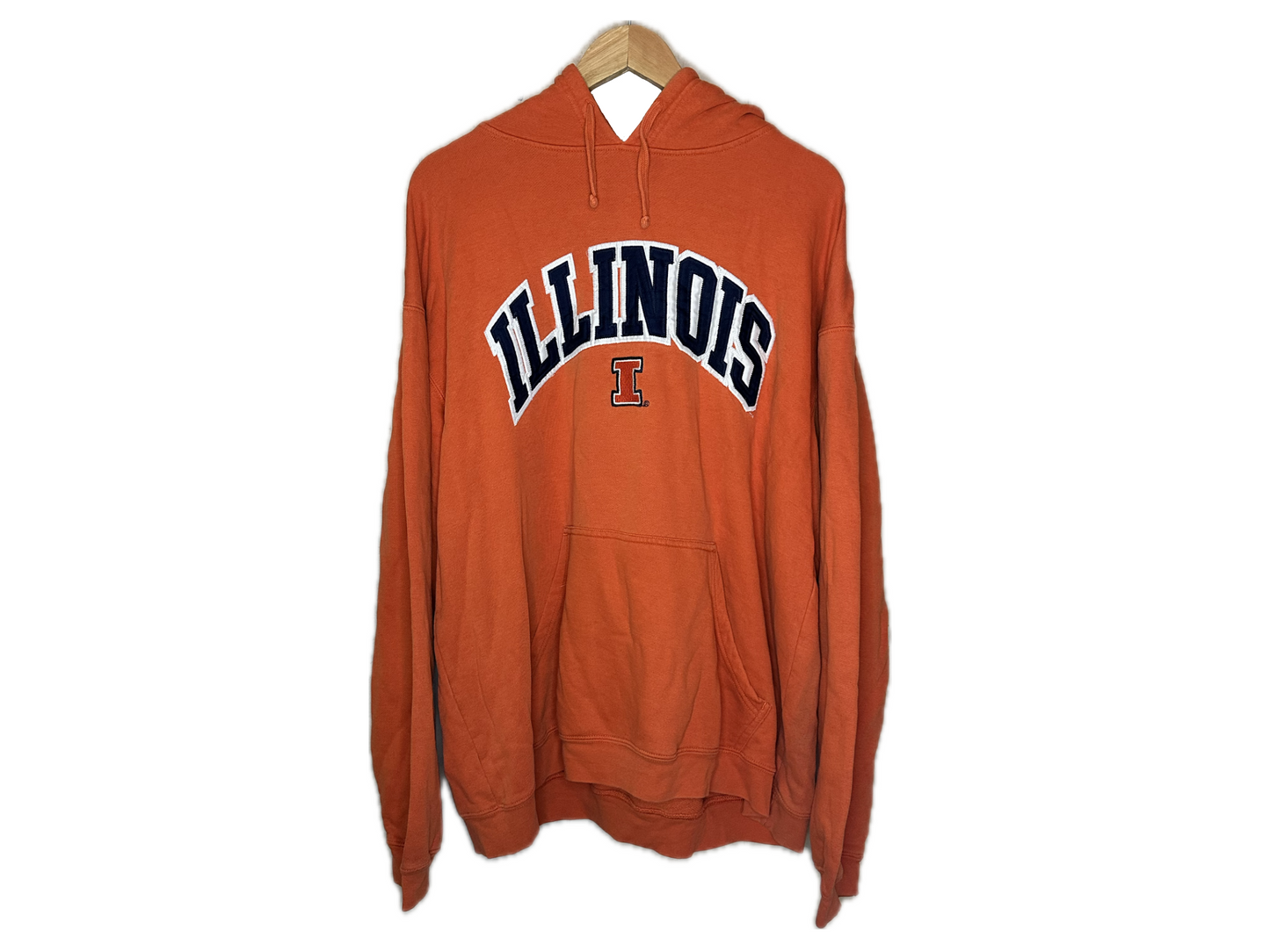 Official NCAA Illinois University Cotton Embroidered Mens Hoodie