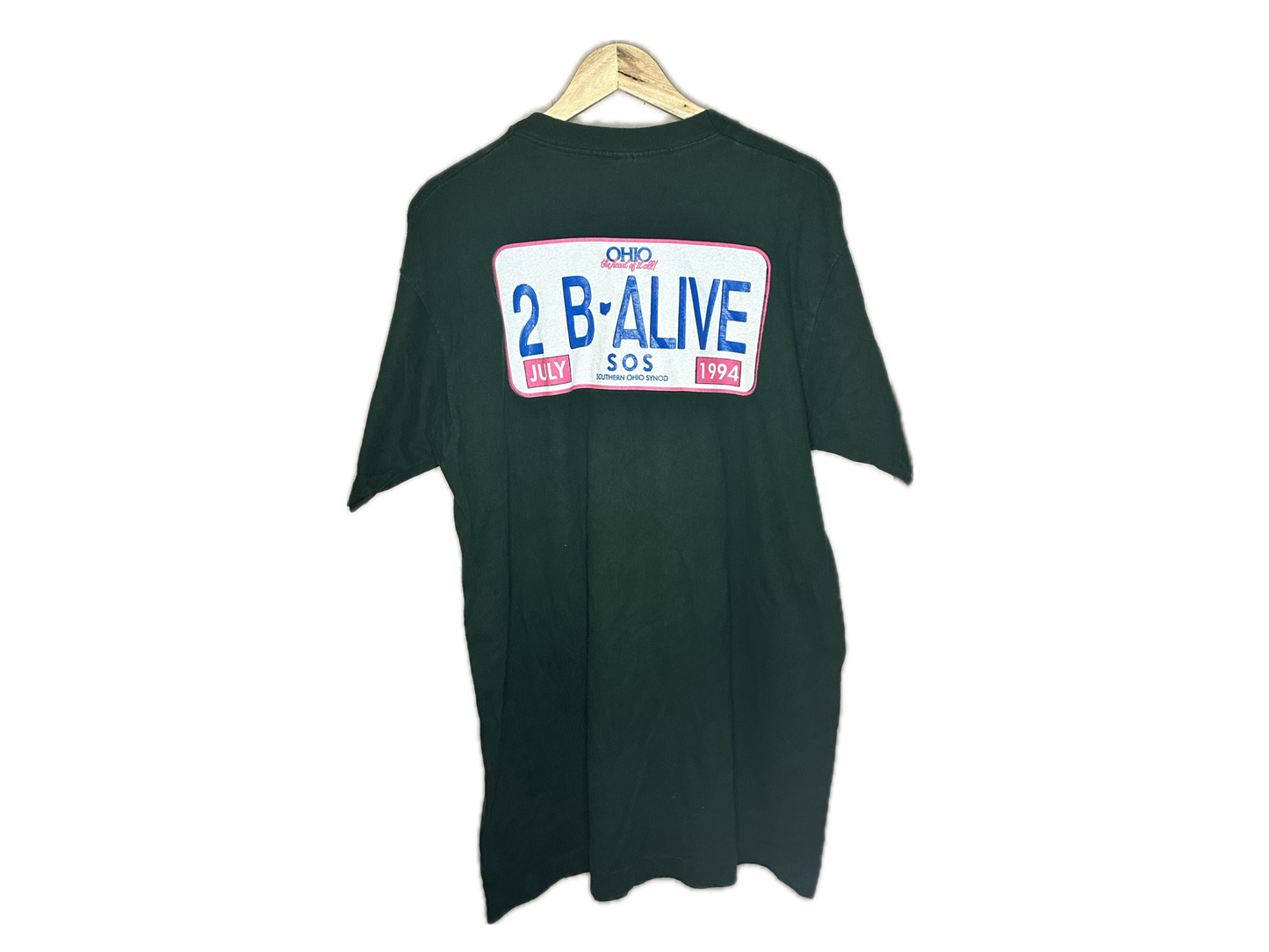 Fruit of The Loom 2B Alive 1994 Ohio Cotton Mens T-Shirt
