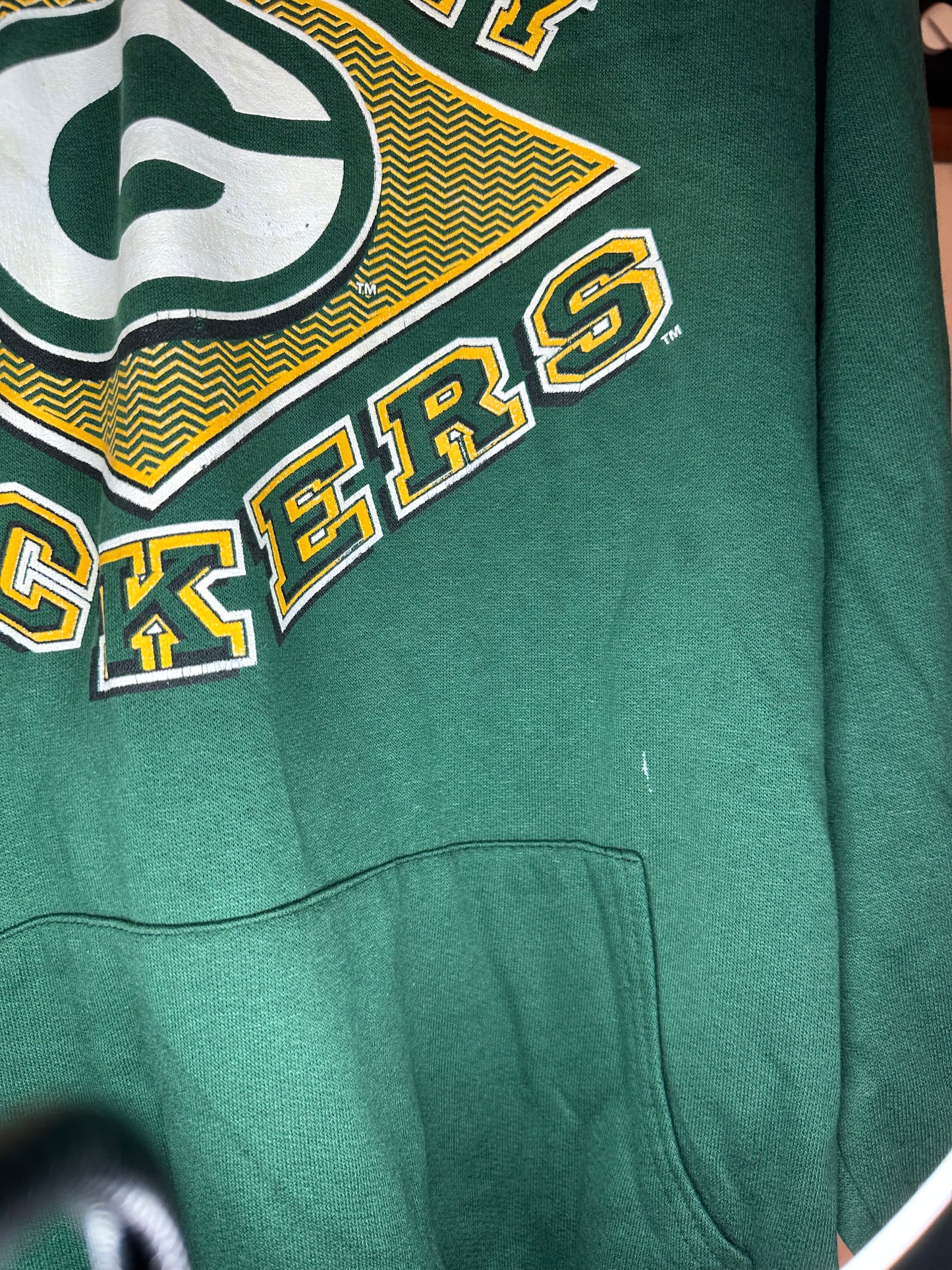 Teamwork Green Bay Packers Cotton/Polyester Mens Hoodie