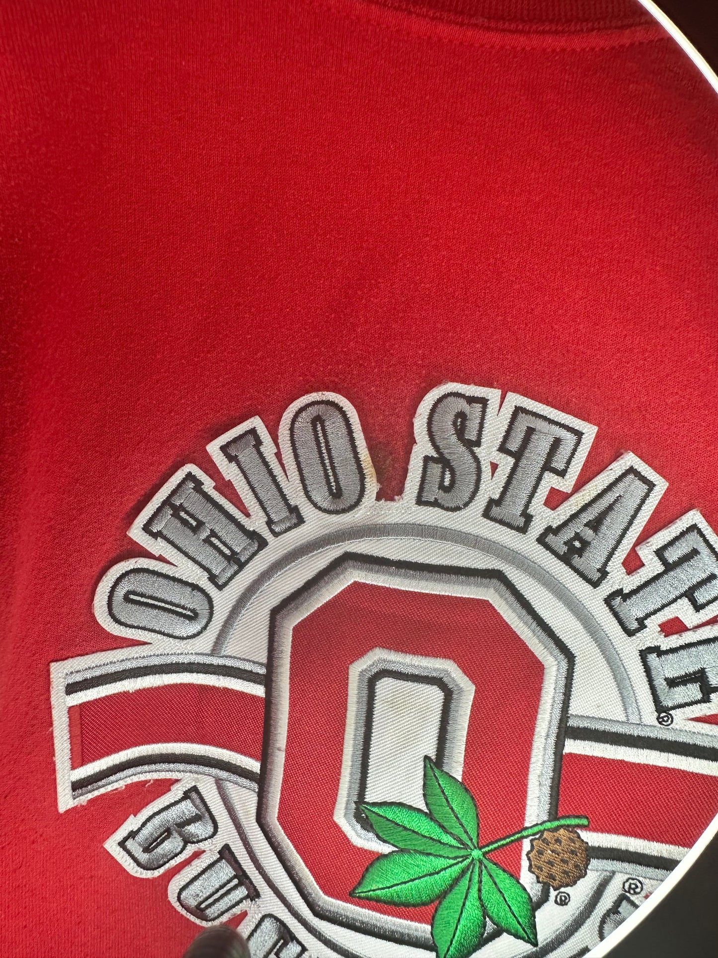 Gildan Heavy Blend Ohio State Cotton/Polyester Embroidered Mens Sweatshirt