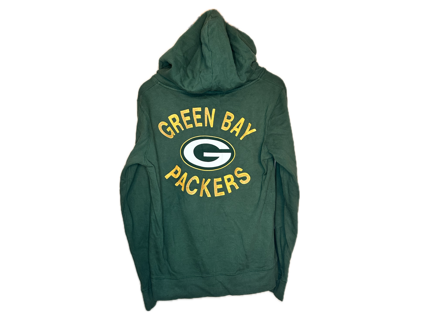 NFL Team Apparel Green Bay Packers Cotton Women's Zipper Hoodie