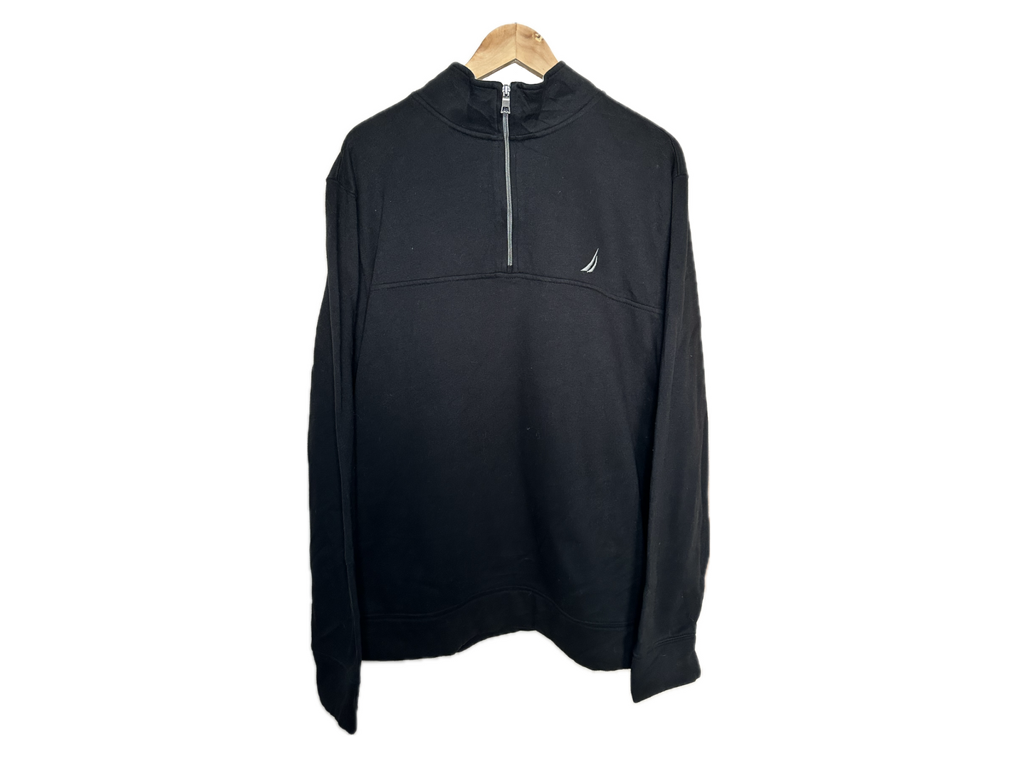 Nautica Cotton/Polyester Mens 1/4 Zip Pullover
