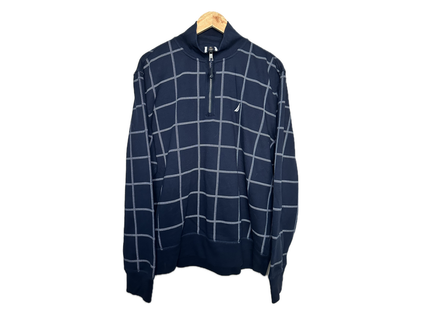 Nautica Cotton/Polyester Women's 1/4 Zip Pullover