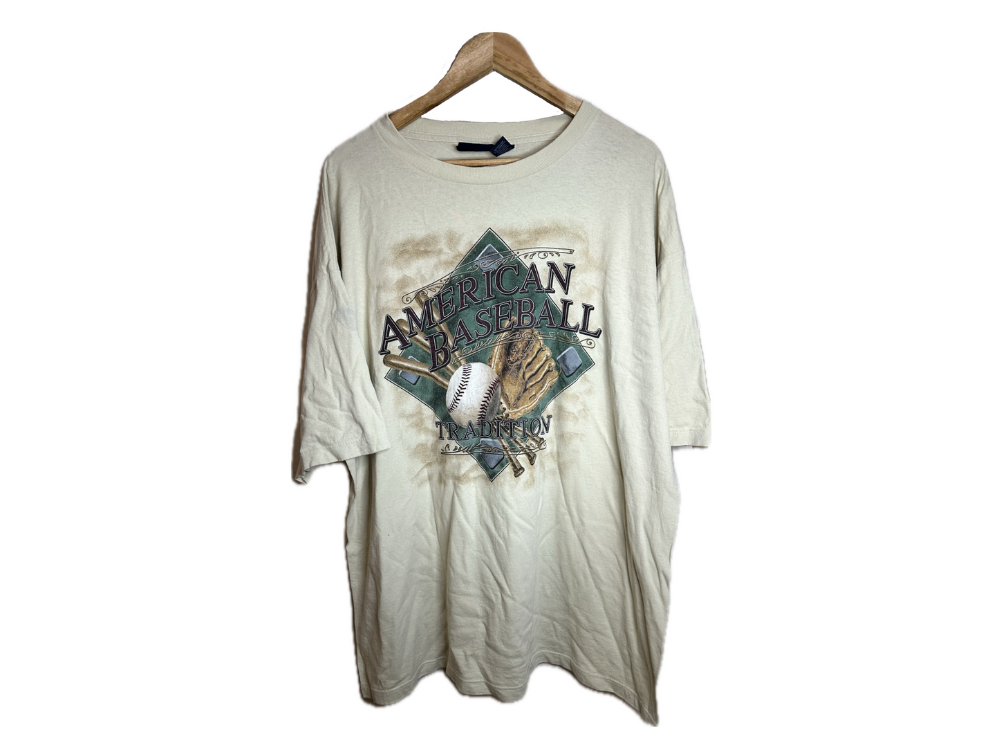 Van Heusen "American Baseball Tradition" Cotton Mens T-Shirt
