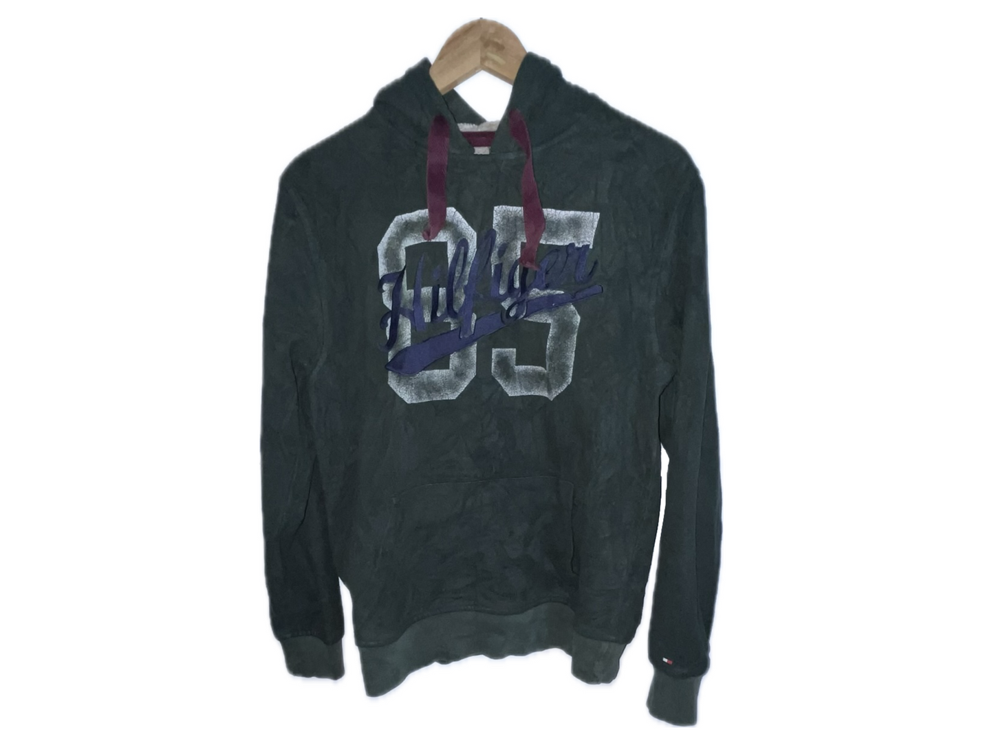 Tommy Hilfiger Mens Embroidered Fleece Hoodie