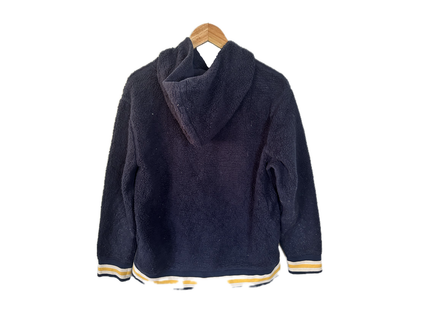 Gap Mens Embroidered Fleece Hoodie