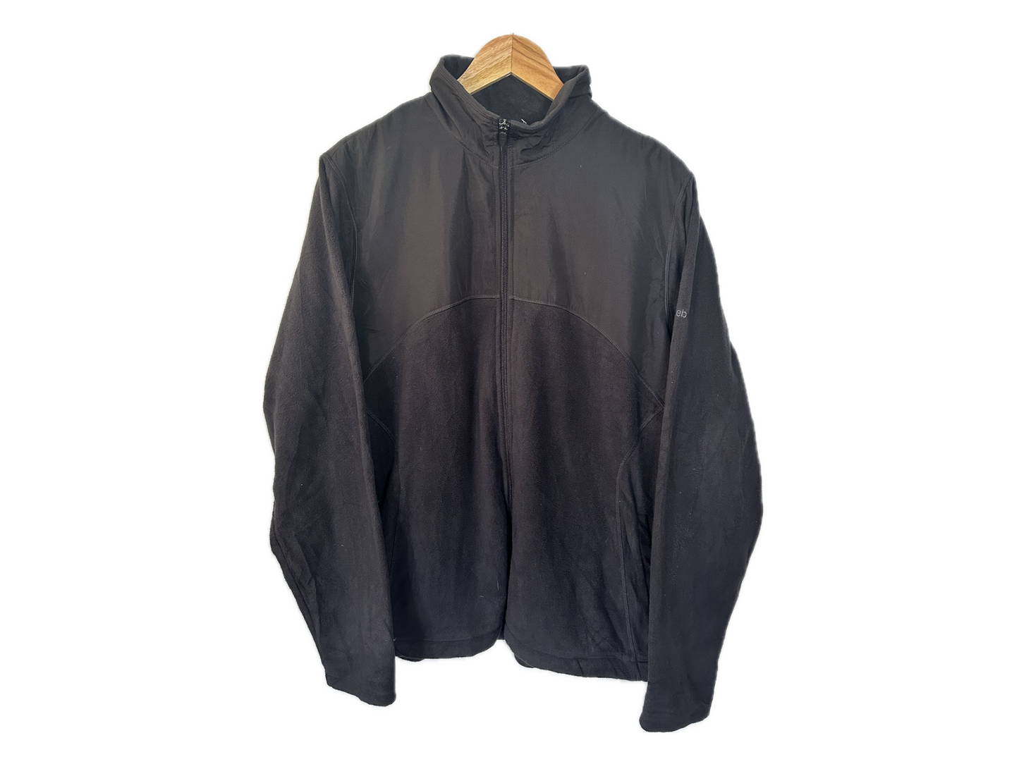 Reebok Mens Fleece/Polyester Zipper Jacket