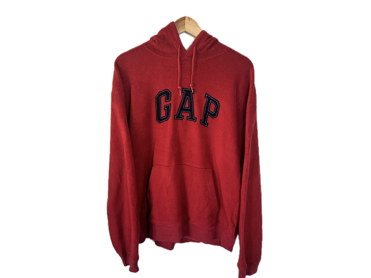 Gap Mens Fleece Embroidered Hoodie