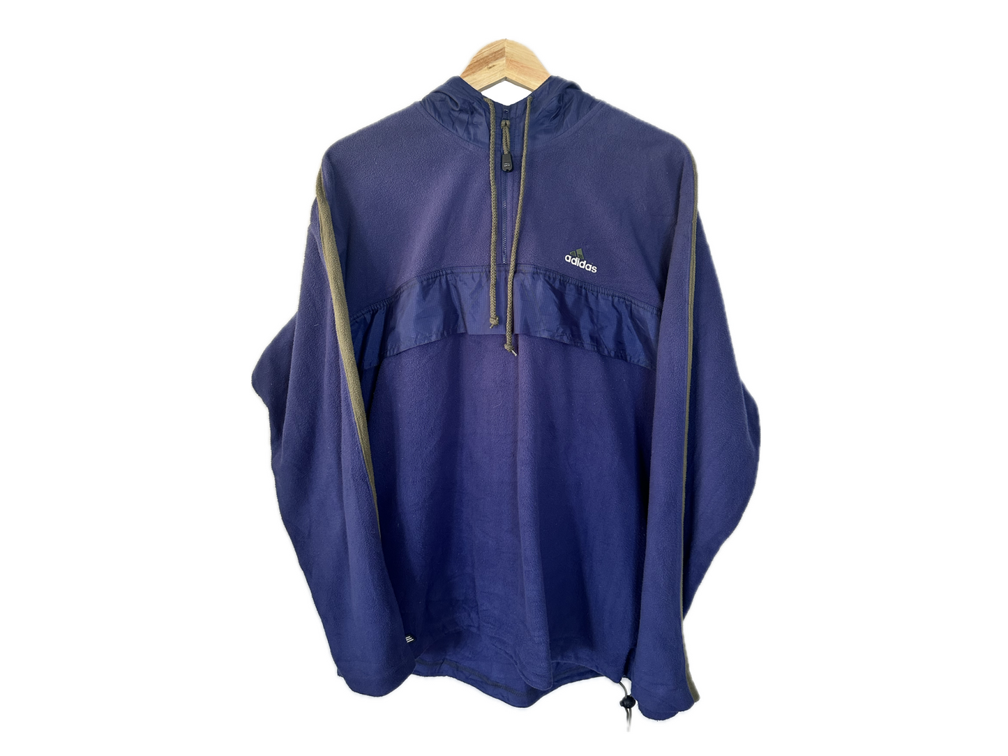 Adidas Mens Fleece 1/4 Zip Hoodie
