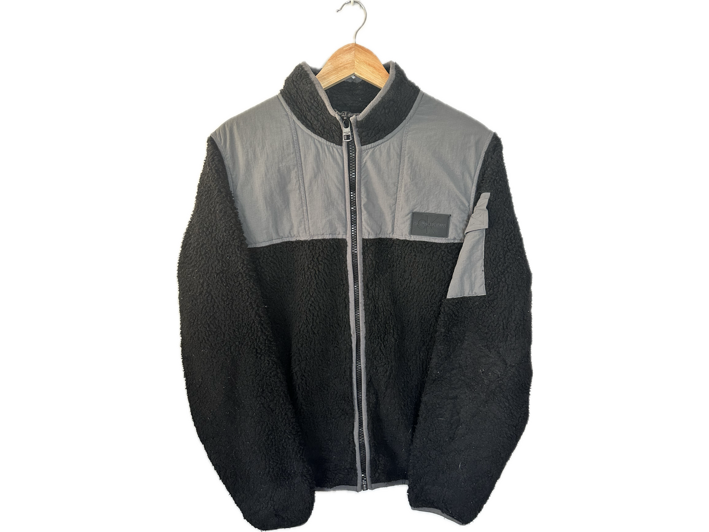 Calvin Klein Mens Insulated Fleece/Polyester Zipper Jacket