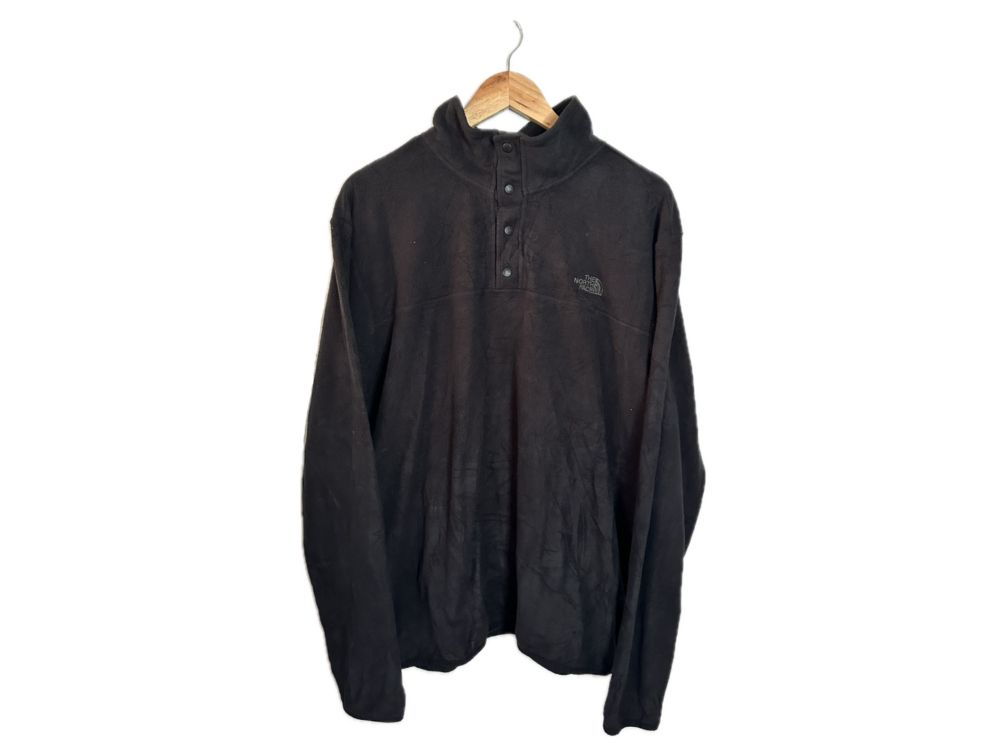 The North Face Mens Polyester Button Collar Pullover