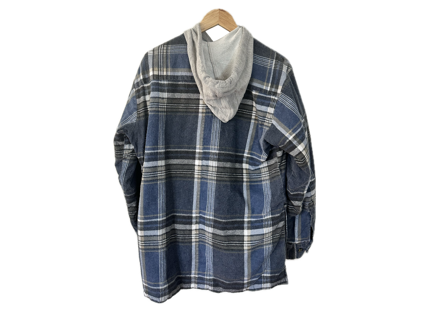 Dickies Mens Flannel Button-Up Hoodie