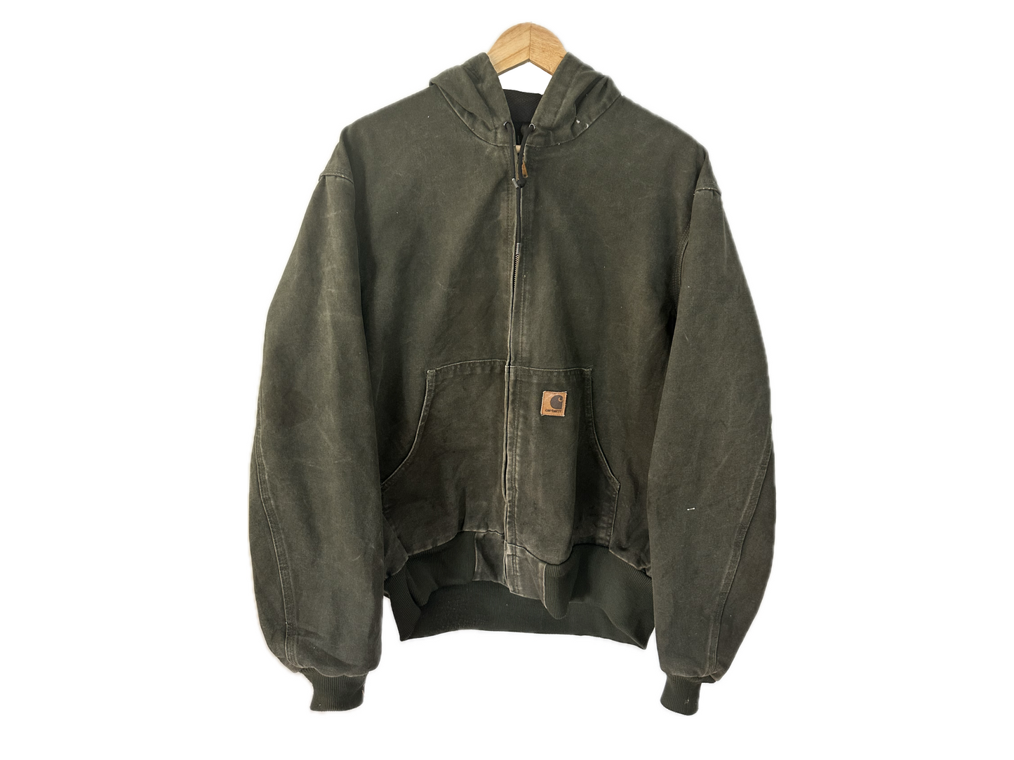 Carhartt Mens Zipper Hoodie with Mesh Lining