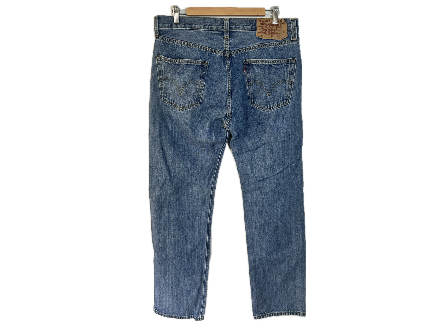Levi's 501 Straight Leg Button Fly Mens Jeans
