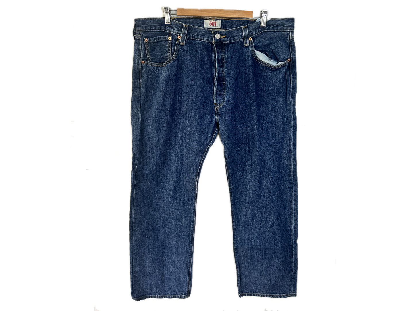 Levi's 501 Straight Leg Button Fly Mens Jeans