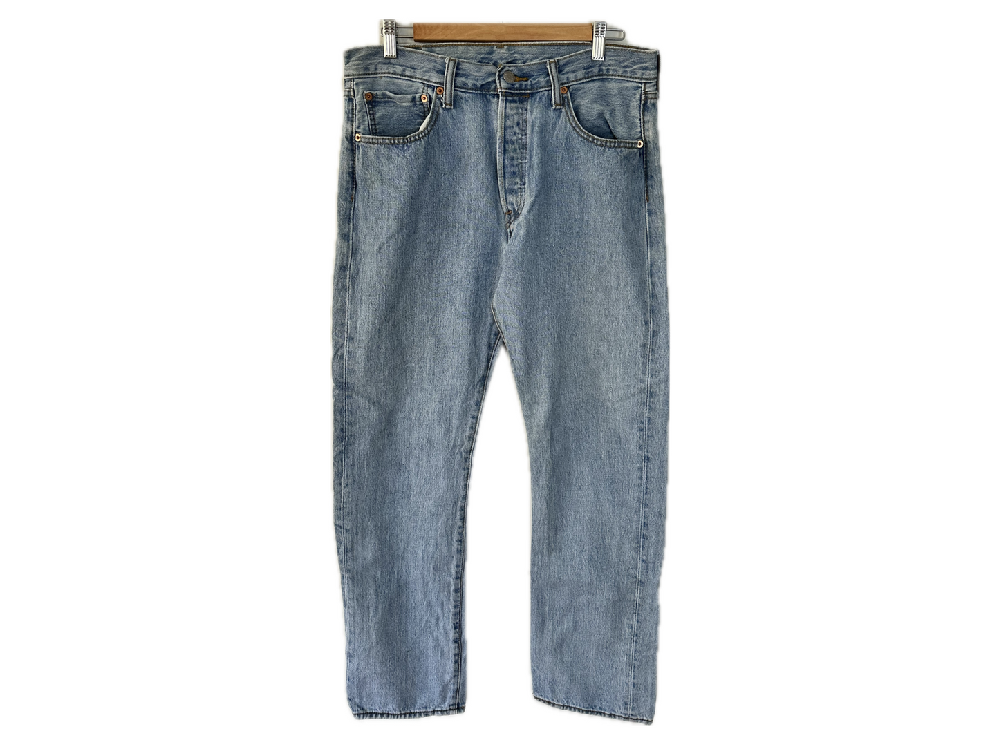 Levi's 501 Straight Leg Button Fly Mens Jeans