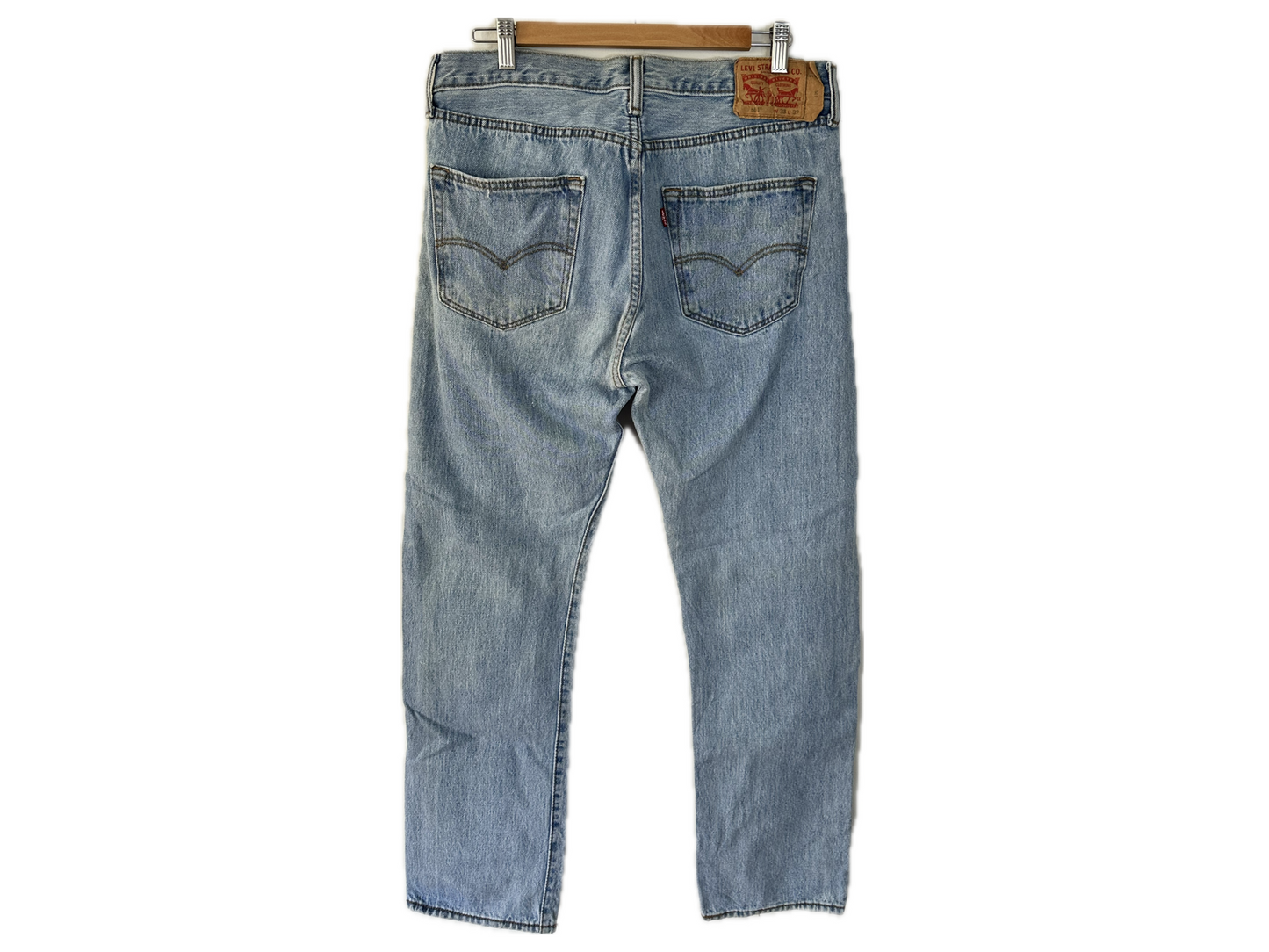 Levi's 501 Straight Leg Button Fly Mens Jeans