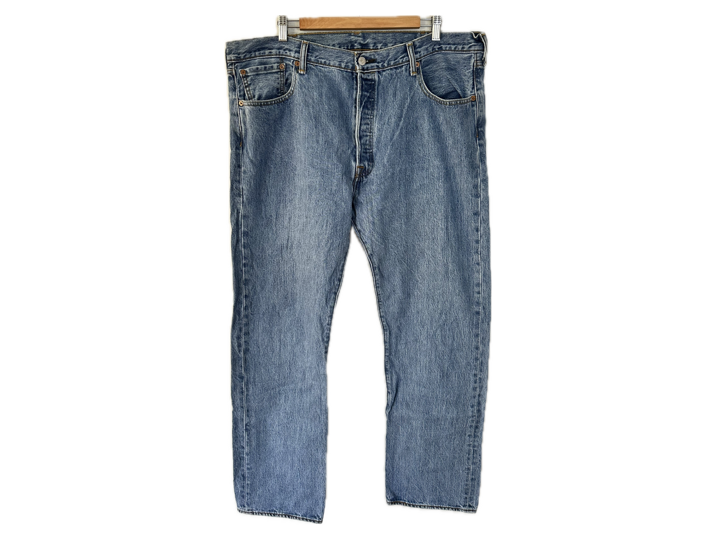 Levi's 501 Straight Leg Button Fly Mens Jeans