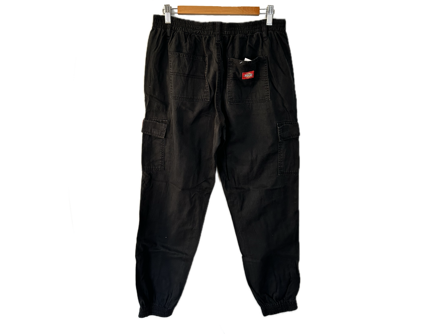 Dickies Elastic Waist and Ankle Cuffs Velcro Pocket Cotton Mens Joggers