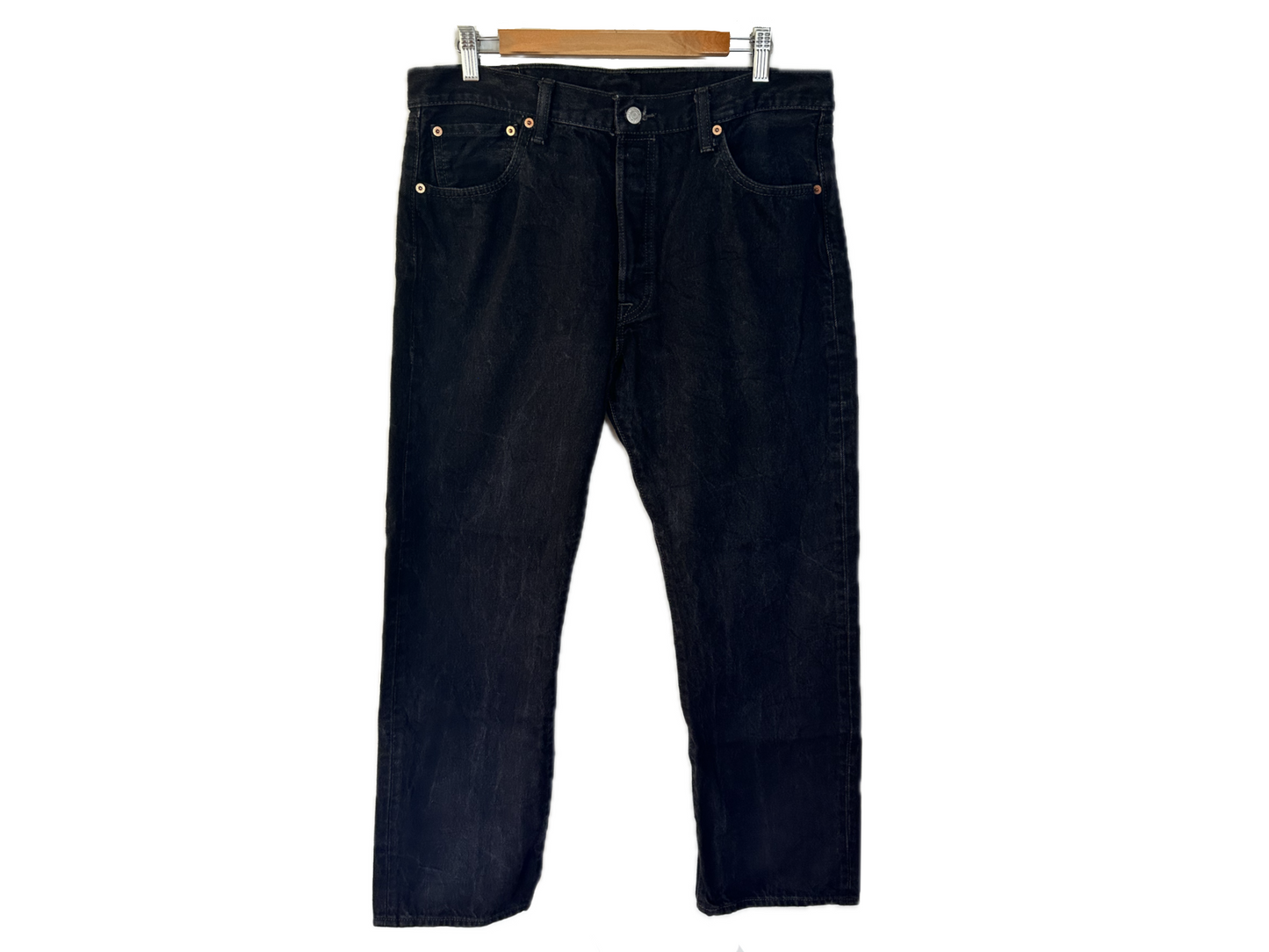 Levi's 501 Straight Leg Button Fly Mens Jeans