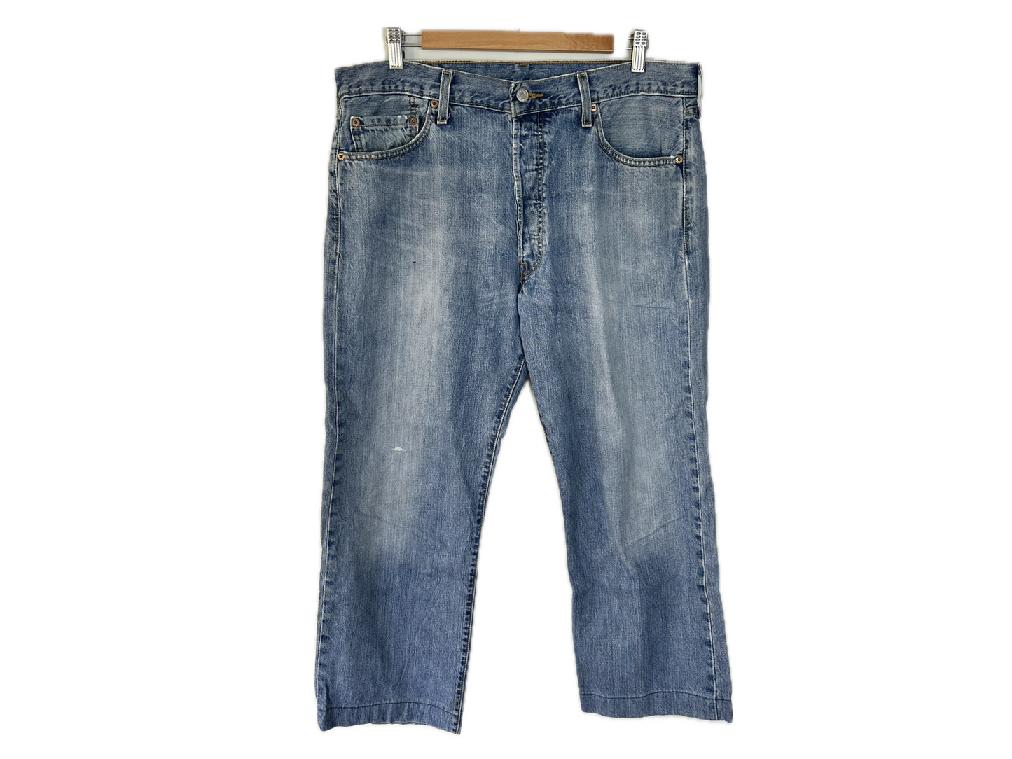 Levi's 501 Straight Leg Button Fly Mens Jeans
