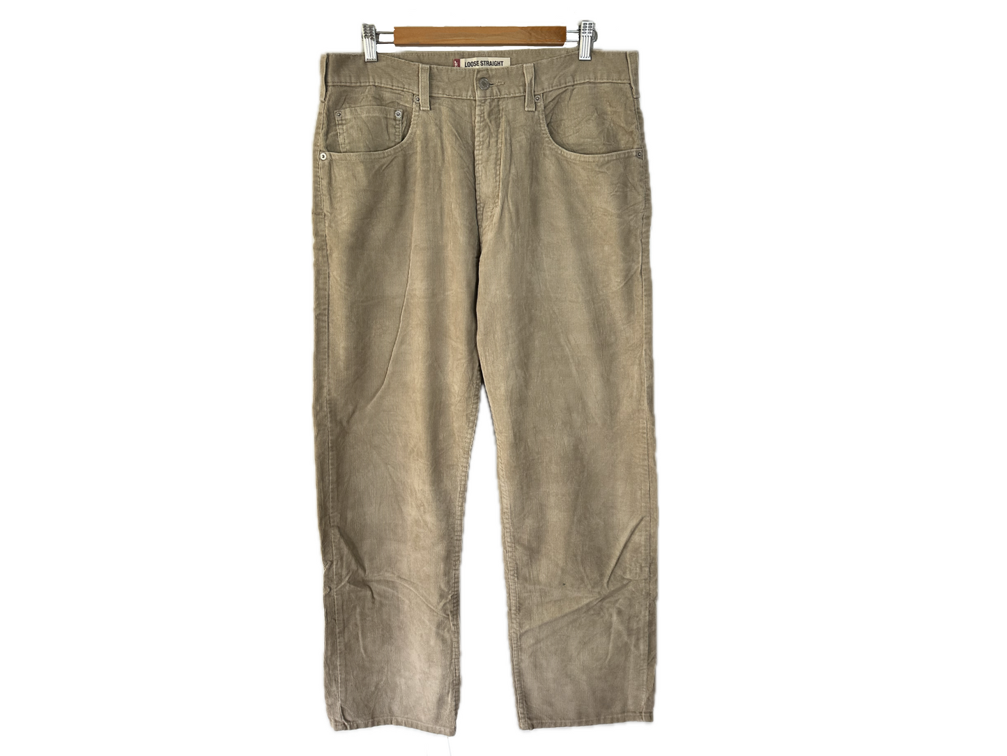 Levi's 569 Straight Leg Loose Cotton/Polyester Corduroy Mens Pants