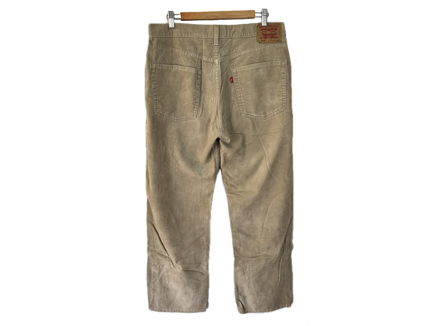 Levi's 569 Straight Leg Loose Cotton/Polyester Corduroy Mens Pants