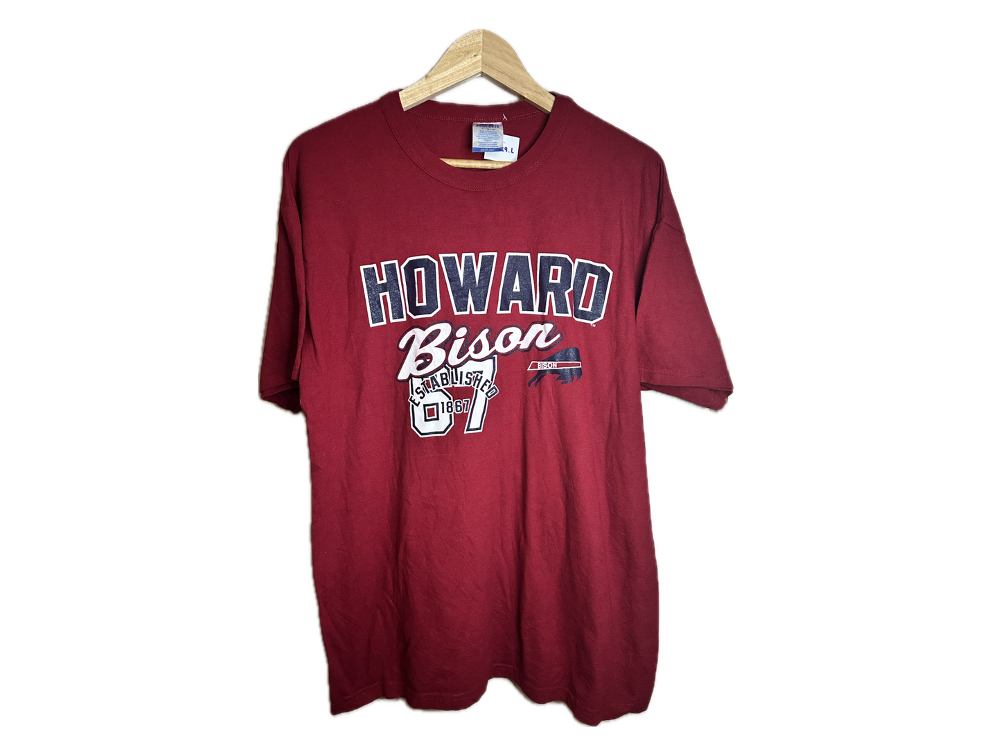 Russell Athletic "Howard Bison" Cotton/Polyester Mens T-Shirt