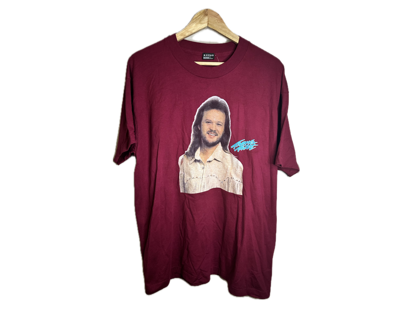 Fruit of The Loom Travis Tritt "Ten Feet Tall and Bullet Proof" Cotton/Polyester Mens T-Shirt