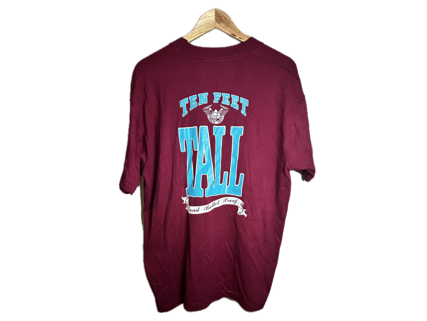 Fruit of The Loom Travis Tritt "Ten Feet Tall and Bullet Proof" Cotton/Polyester Mens T-Shirt