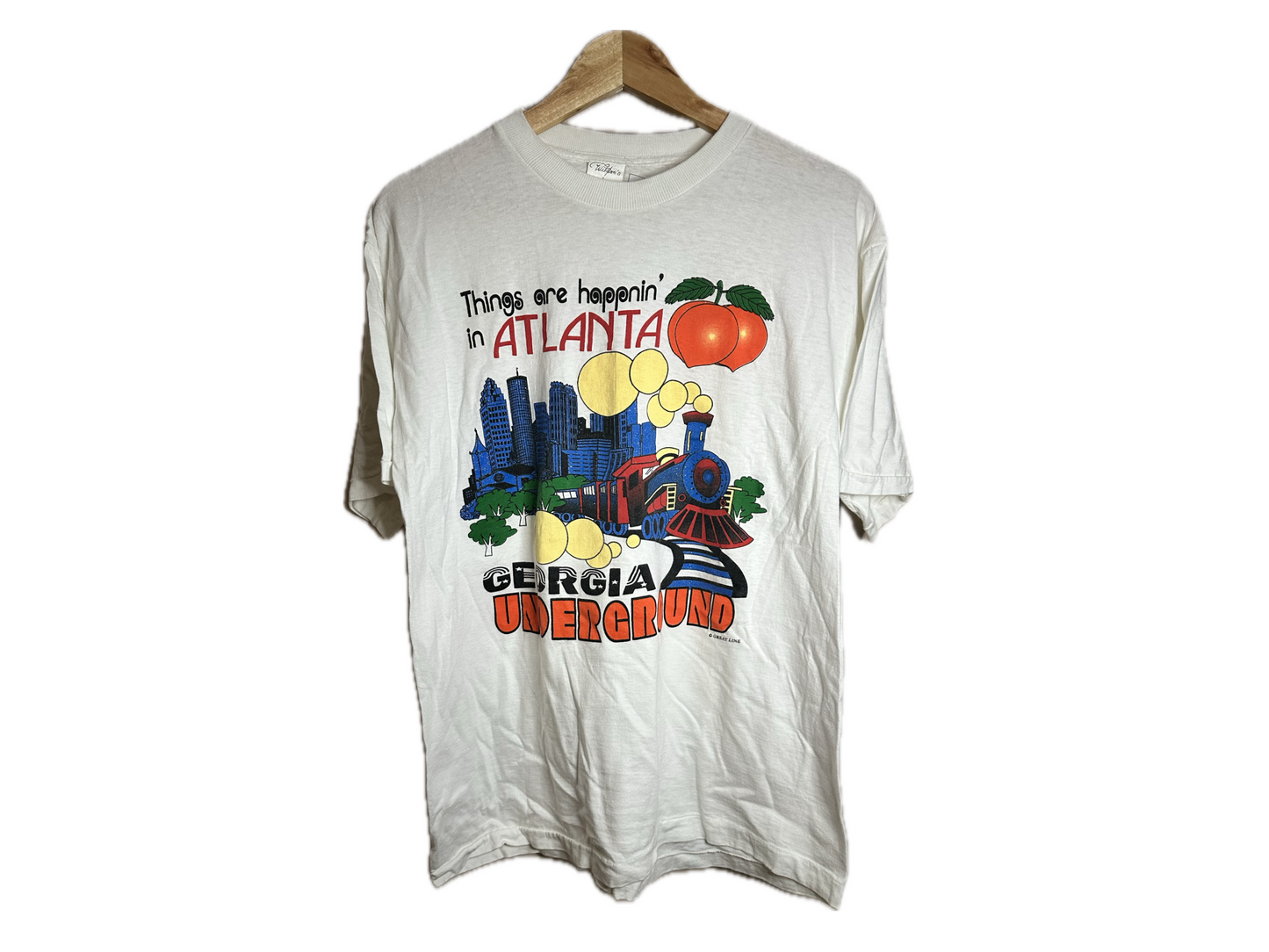 Wilson's "Things Are Happnin’ in Atlanta" Georgia Underground Cotton Mens T-Shirt
