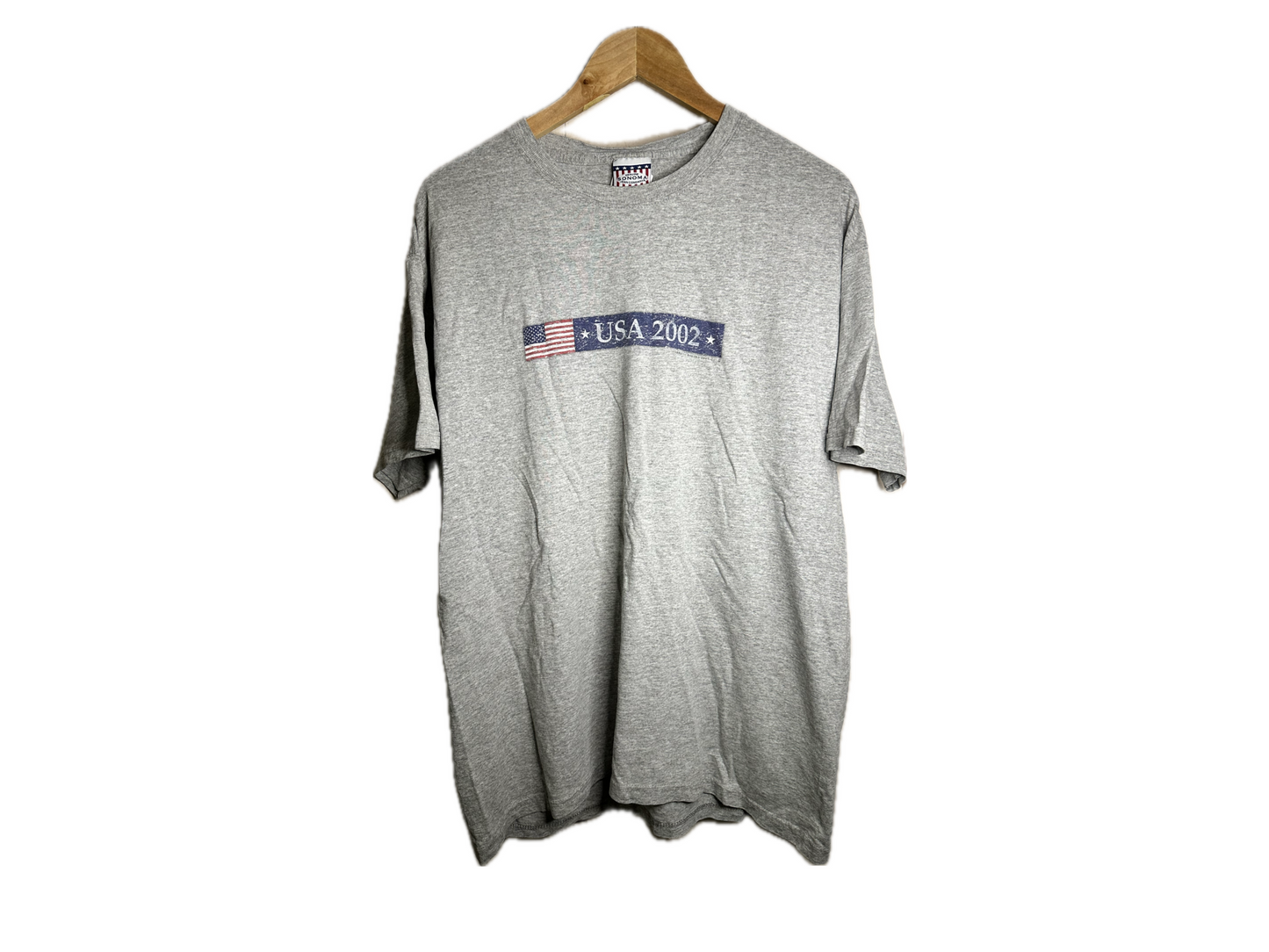Genuine Sonoma Jean Co. "USA 2002" Cotton Mens T-Shirt
