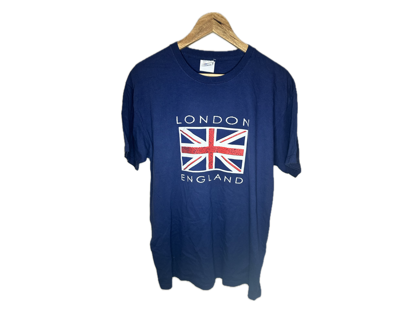 Official London, England Union Jack Cotton Mens T-Shirt