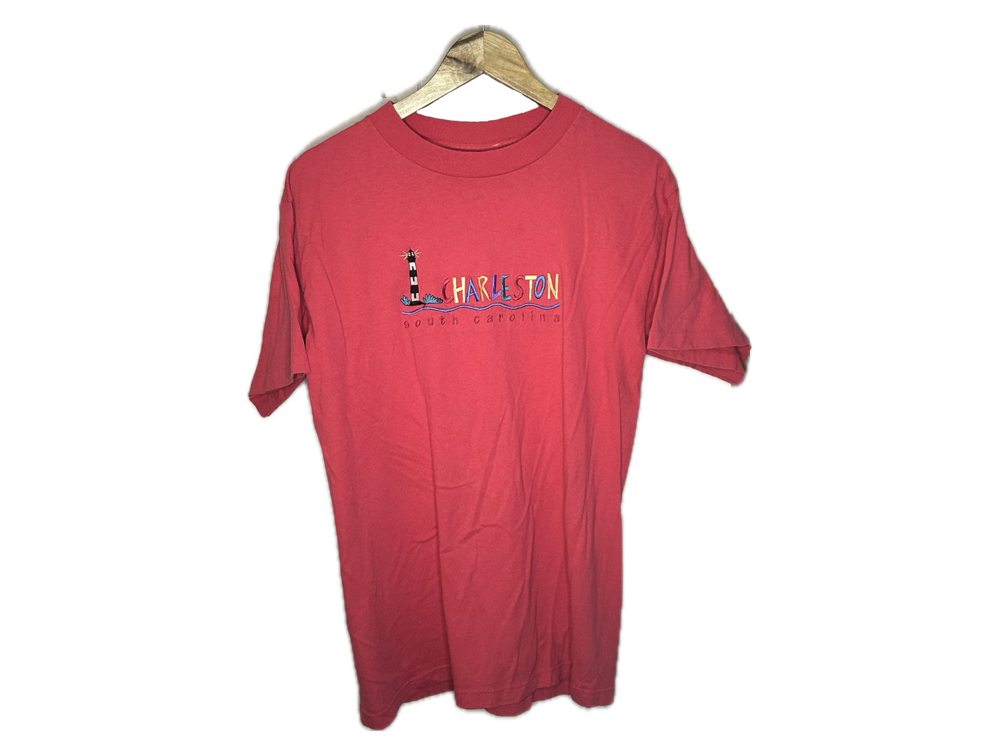 Desert Heat Charleston South Carolina Cotton Embroidered Mens T-Shirt