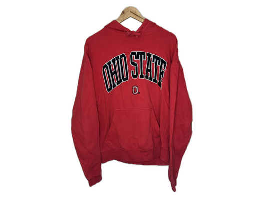 J. America Sportswear Ohio State Cotton Embroidered Mens Hoodie