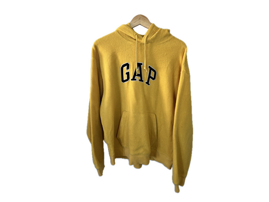 Gap Mens Embroidered Fleece Hoodie