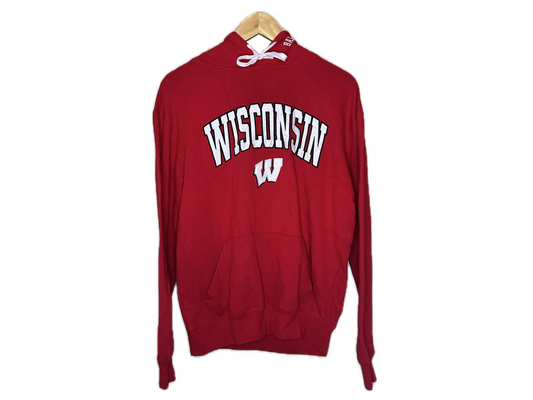 Colosseum Athletics University of Wisconsin Cotton Embroidered Mens Hoodie