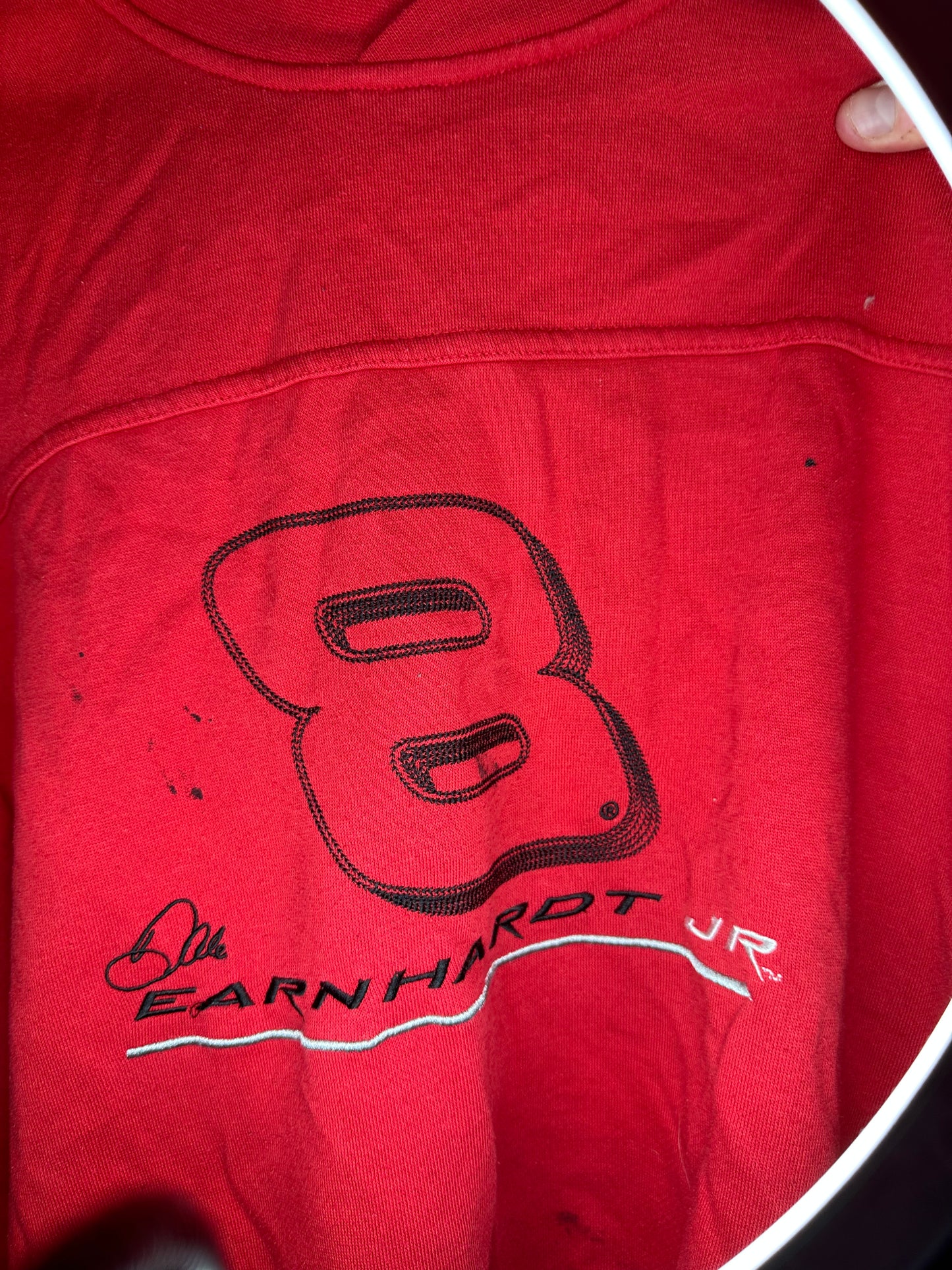 Hase Authentics #8 Dale Earnhardt Jr. Cotton Embroidered Mens Sweatshirt