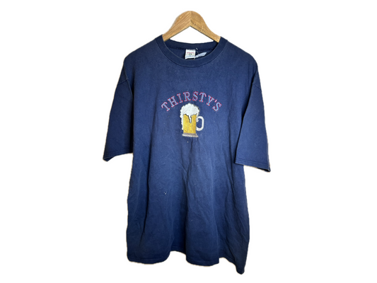 Jerzees World Class "Thirsty's Pub" Heavyweight Cotton Embroidered Mens T-Shirt