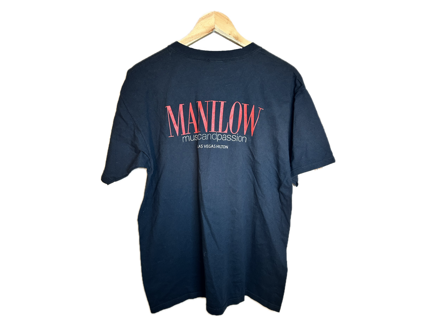 Starz Barry Manilow "Music and Passion" Las Vegas Cotton Mens T-Shirt