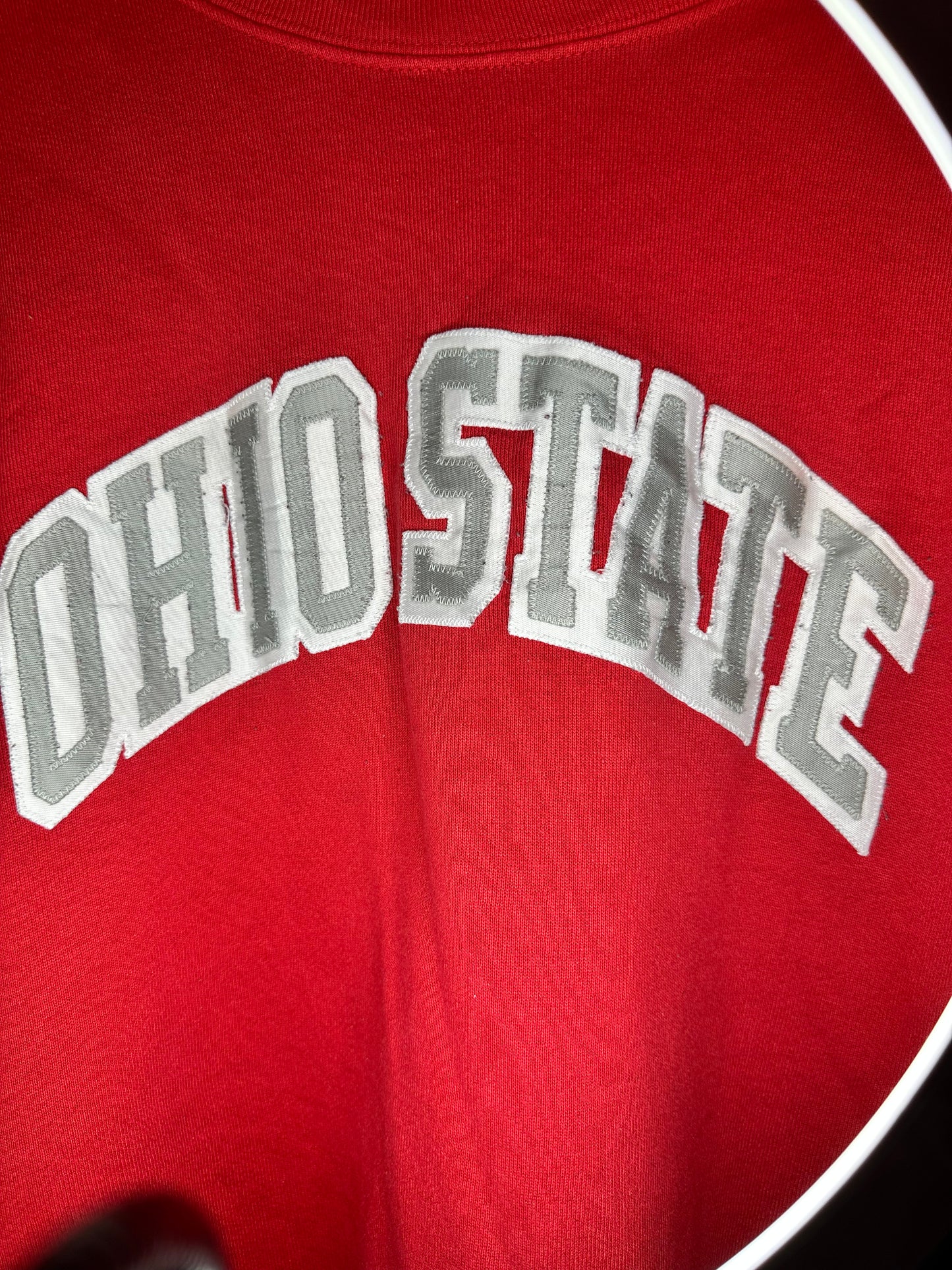 Majestic Ohio State Embroidered Cotton Mens Roll-neck Sweatshirt