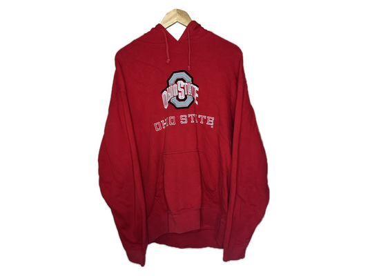 J. America Sportswear Ohio State Cotton Embroidered Mens Hoodie